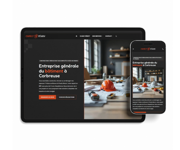 <b>Site web</b> responsive